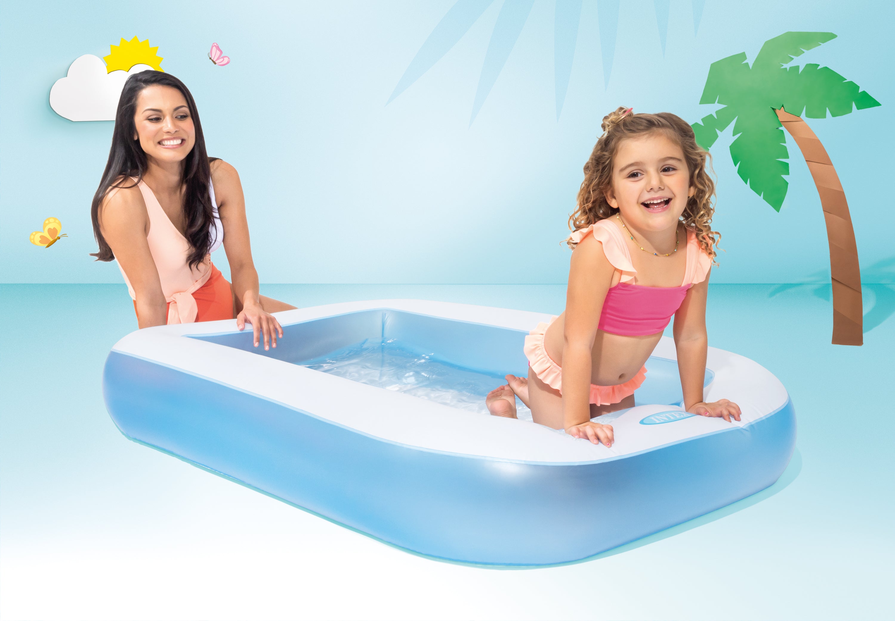 Intex Rectangular Baby Pool for Kids