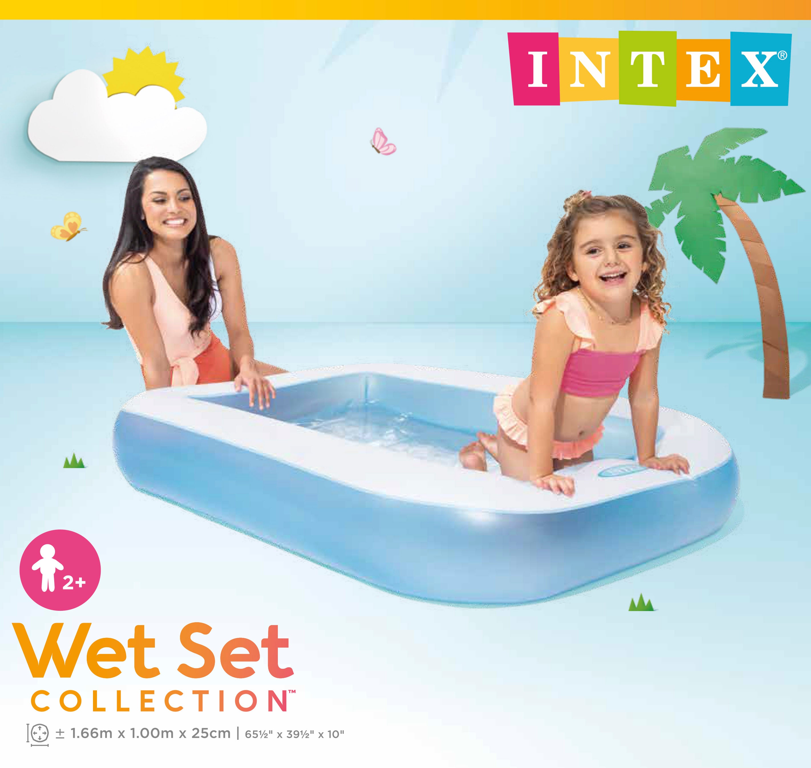 Intex Rectangular Baby Pool for Kids