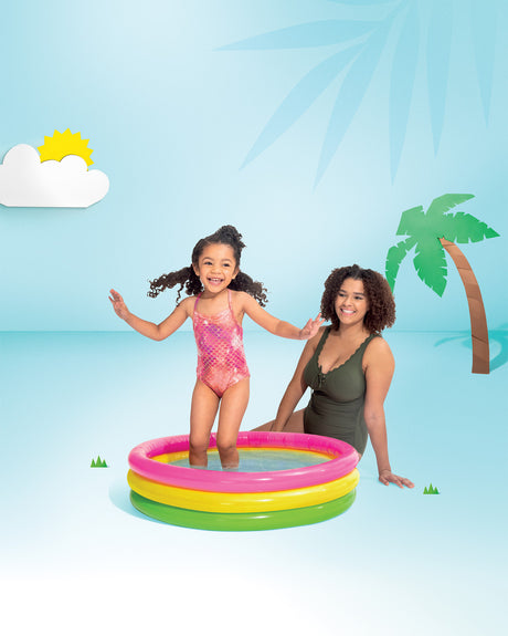 Intex Sunset Glow Kiddie Pool 86cm