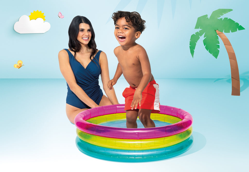 Intex Rainbow Baby Pool - Model 57104