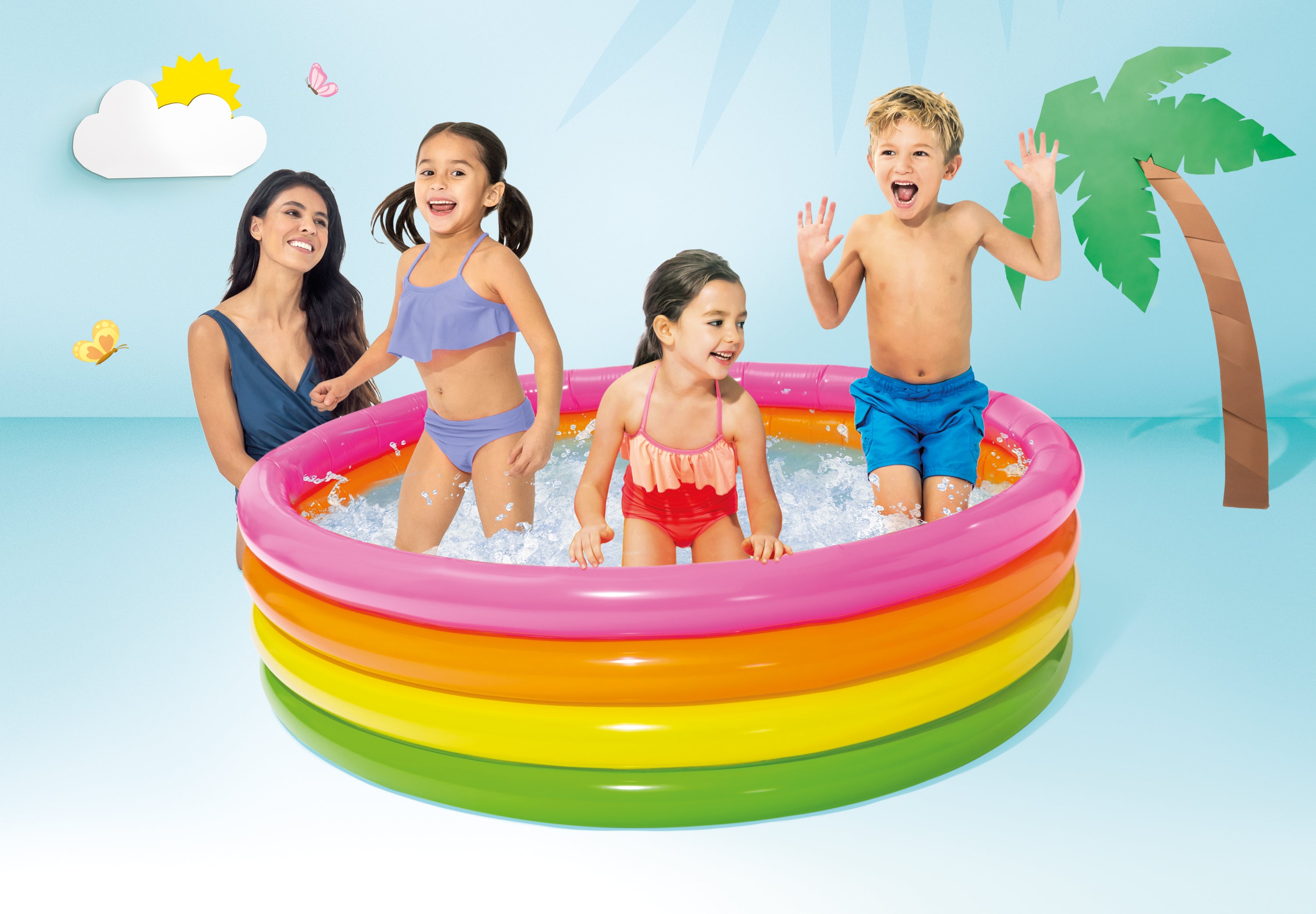 Intex Sunset Glow Kiddie Pool 56441