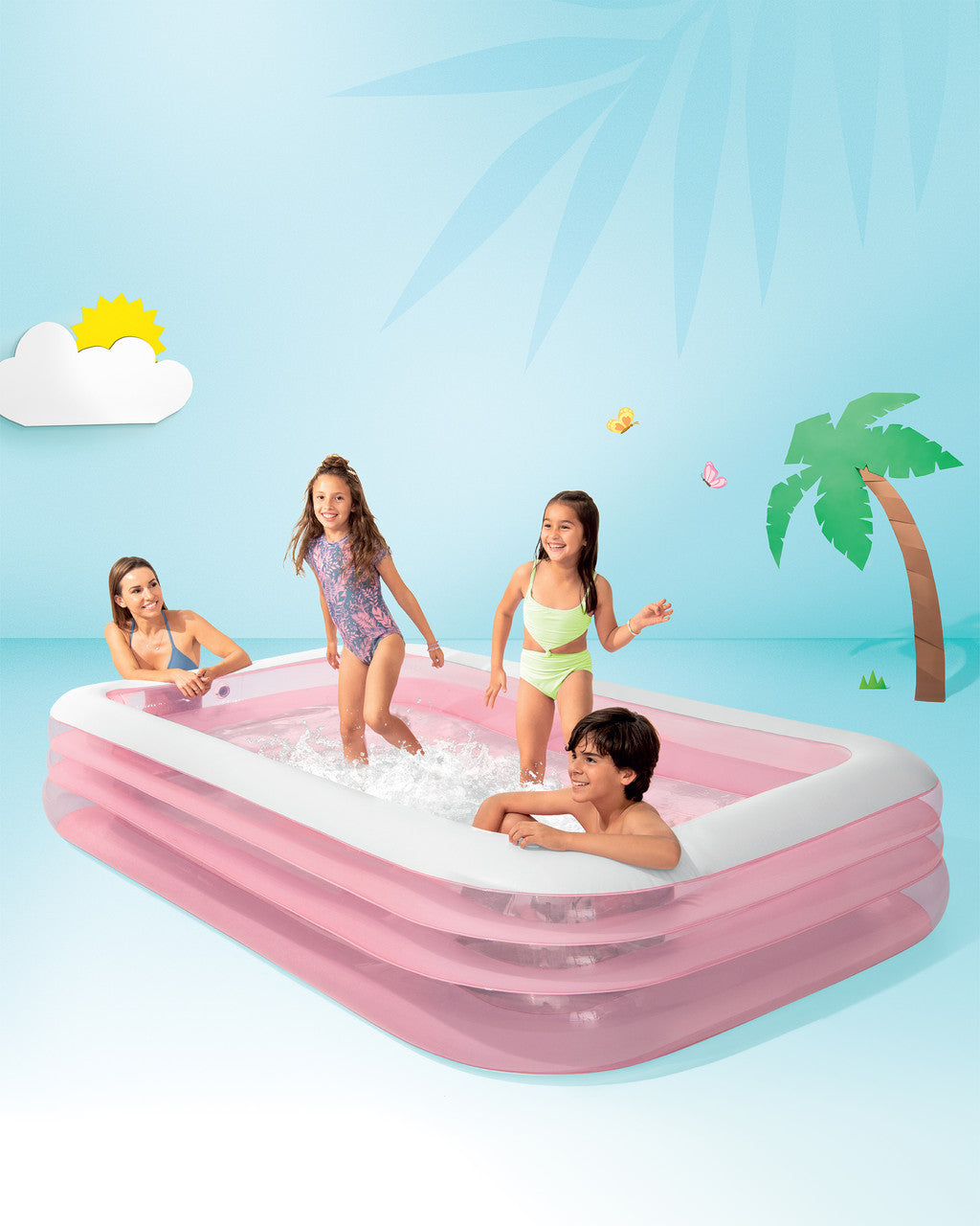 Intex Swim Center Family Inflatable Pool