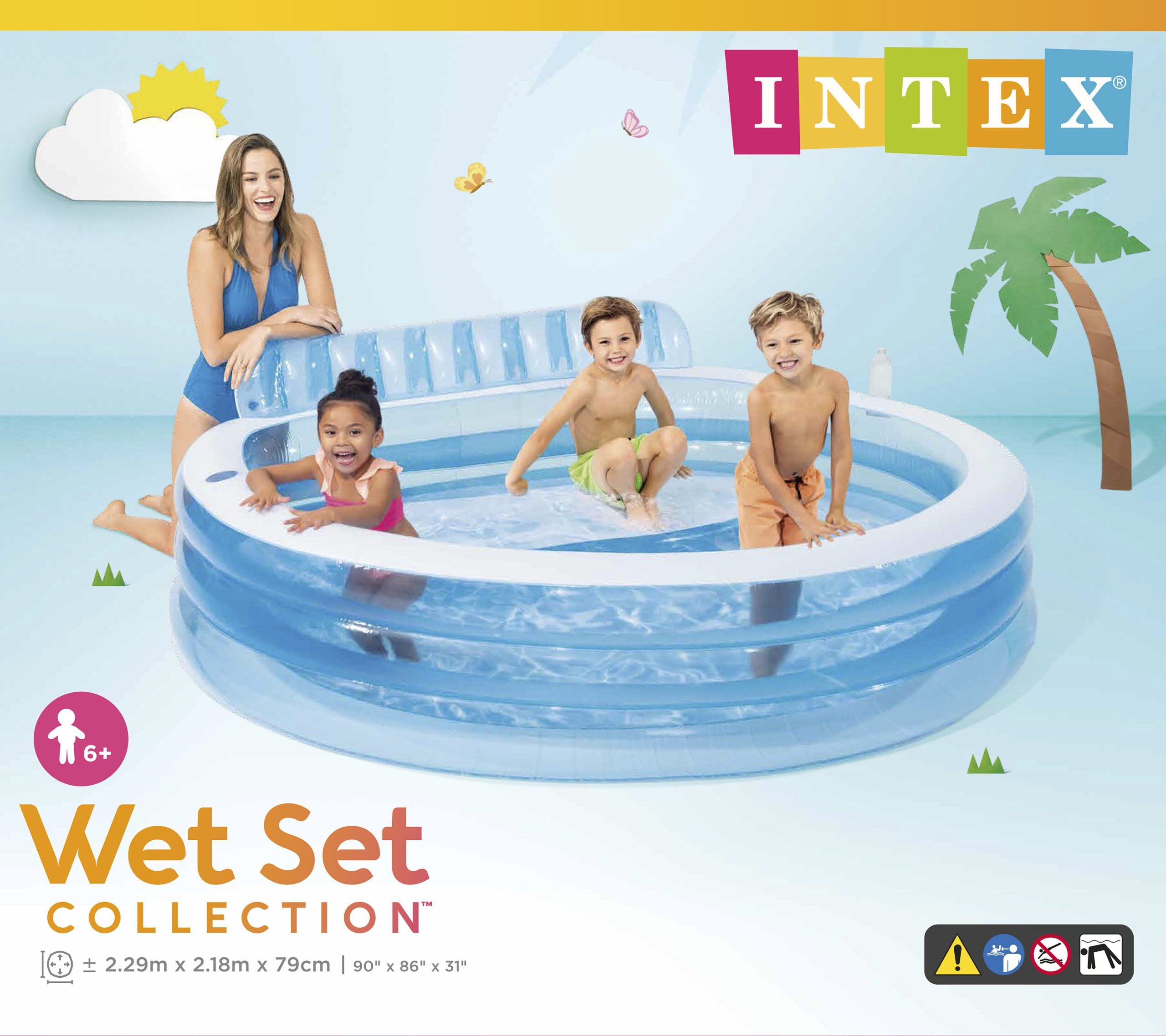 Intex Swim Centre Family Lounge Pool