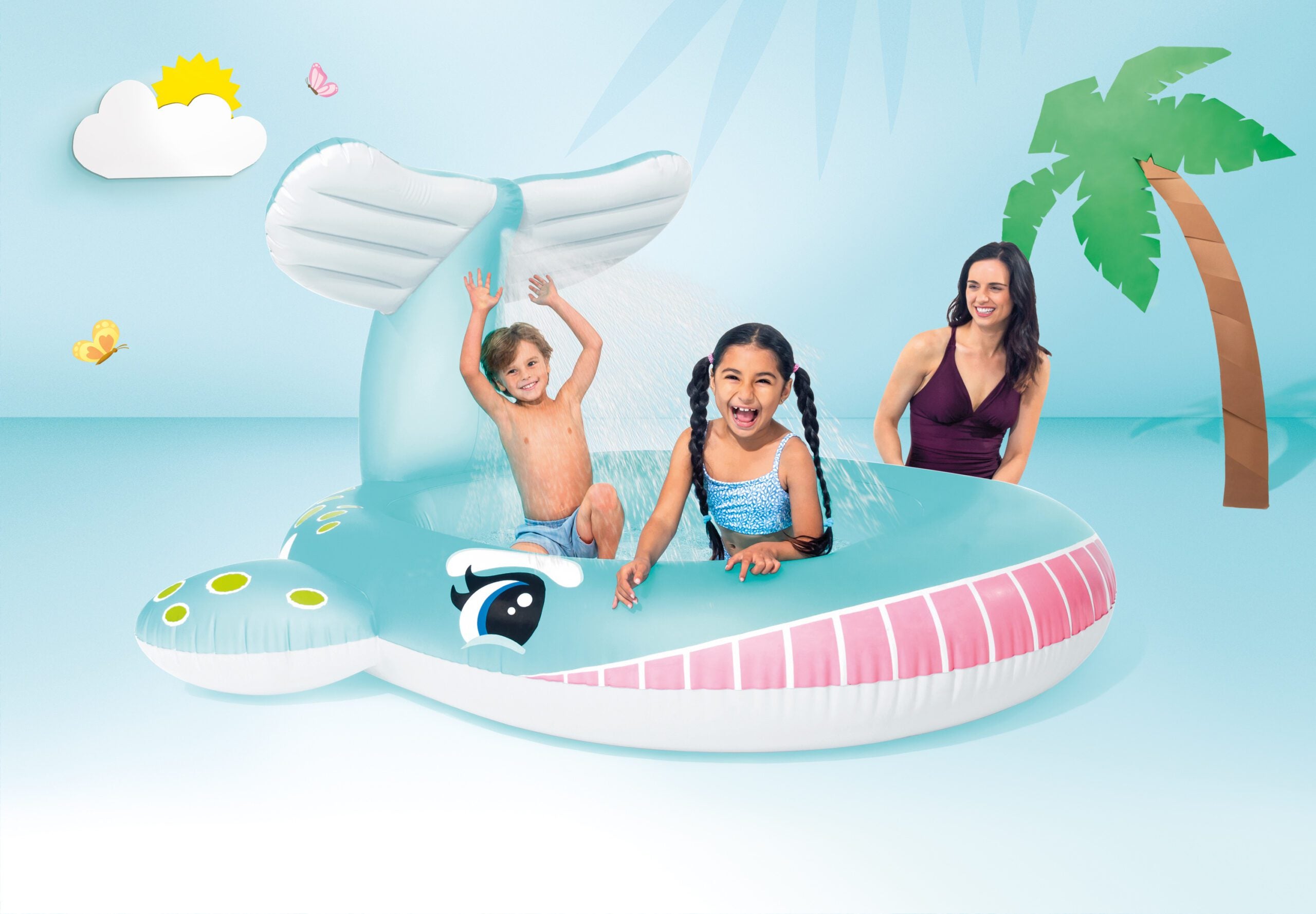Intex Whale Spray Pool for Kids