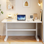 Height-Adjustable Solid Wood Study Desk