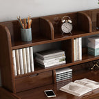 Ave Solid Wood Study Desk - Walnut Finish