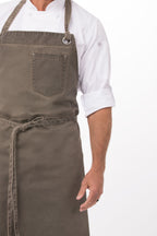 Dorset Earth Brown Chefs Bib Apron by Chef Works