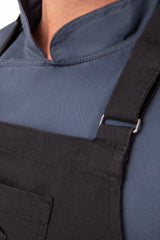 Rockford Steel Grey Chefs Bib Apron by Chef Works