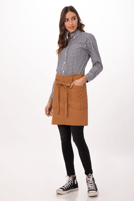 Rockford Nutmeg Half Bistro Apron by Chef Works