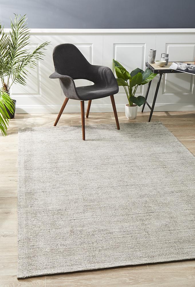 Allure Stone Cotton Rayon Area Rug