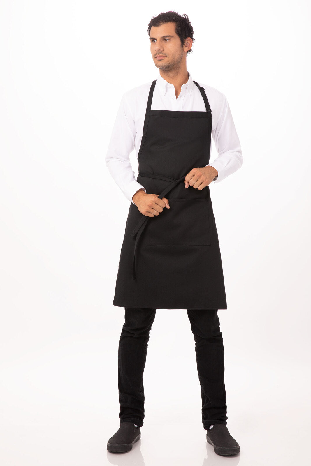 Butcher Black Bib Apron by Chef Works