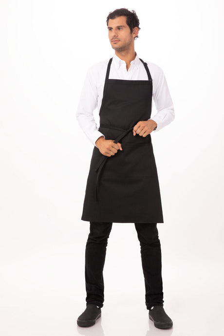 Butcher Black Bib Apron by Chef Works