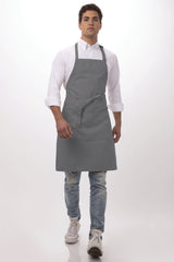 Butcher Grey Bib Apron by Chef Works