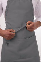 Butcher Grey Bib Apron by Chef Works