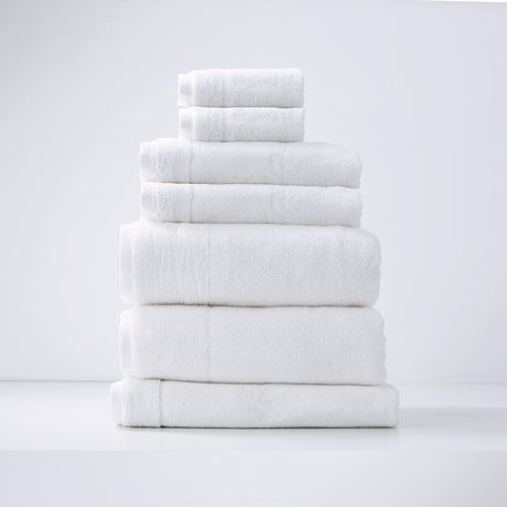 Aireys 650 GSM Zero Twist Luxury Plush 7 Piece Towel Set by Renee Taylor