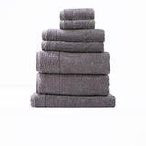 Aireys 650 GSM Zero Twist Luxury Plush 7 Piece Towel Set by Renee Taylor