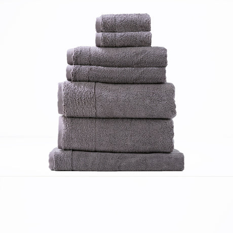 Aireys 650 GSM Zero Twist Luxury Plush 7 Piece Towel Set by Renee Taylor
