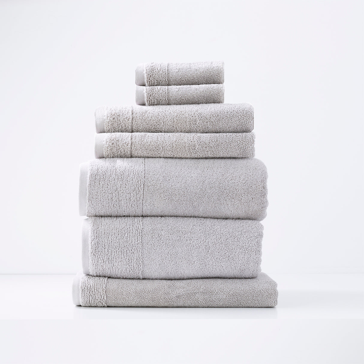 Aireys 650 GSM Zero Twist Luxury Plush 7 Piece Towel Set by Renee Taylor