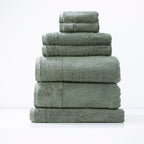 Aireys 650 GSM Zero Twist Luxury Plush 7 Piece Towel Set by Renee Taylor