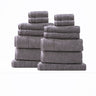 Aireys 650 GSM Zero Twist 14 Piece Bath Towel Set Collection by Renee Taylor