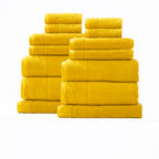 Aireys 650 GSM Zero Twist 14 Piece Bath Towel Set Collection by Renee Taylor