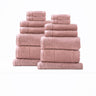 Aireys 650 GSM Zero Twist 14 Piece Bath Towel Set Collection by Renee Taylor