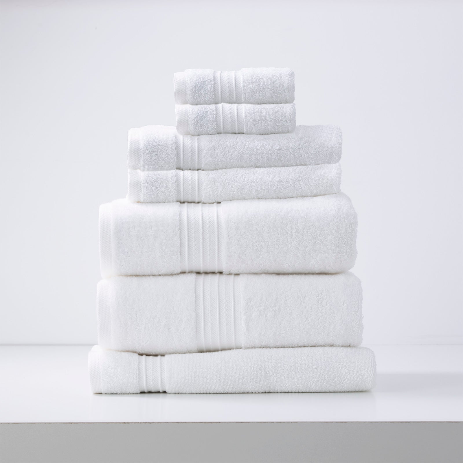 Brentwood 650 GSM Low Twist 7 Piece Bath Sheet Towel Set by Renee Taylor
