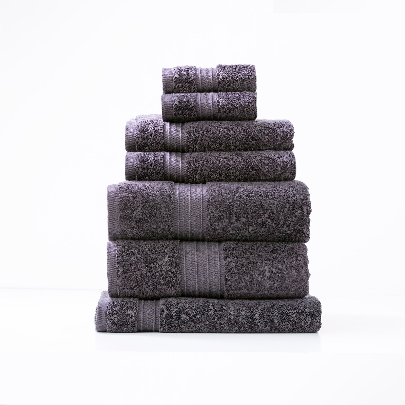 Brentwood 650 GSM Low Twist 7 Piece Bath Sheet Towel Set by Renee Taylor