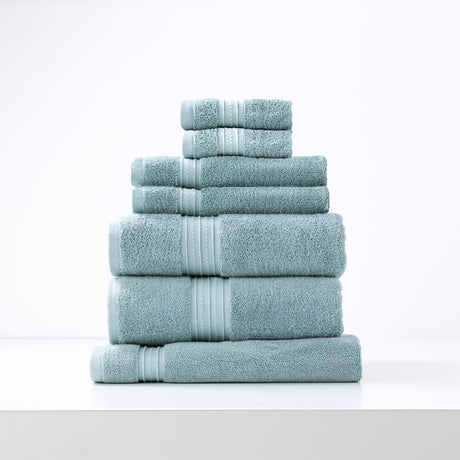 Brentwood 650 GSM Low Twist 7 Piece Bath Sheet Towel Set by Renee Taylor
