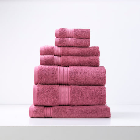 Brentwood 650 GSM Low Twist 7 Piece Bath Sheet Towel Set by Renee Taylor