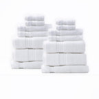 Brentwood 650 GSM Low Twist 14 Piece Bath Sheet Towel Set by Renee Taylor