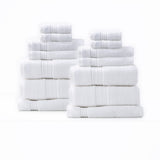 Brentwood 650 GSM Low Twist 14 Piece Bath Sheet Towel Set by Renee Taylor