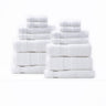 Brentwood 650 GSM Low Twist 14 Piece Bath Sheet Towel Set by Renee Taylor