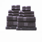 Brentwood 650 GSM Low Twist 14 Piece Bath Sheet Towel Set by Renee Taylor