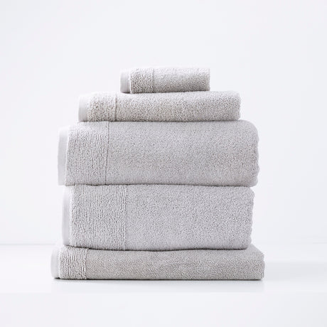 Aireys 650 GSM Zero Twist 5 Piece Luxury Bath Towel Set by Renee Taylor