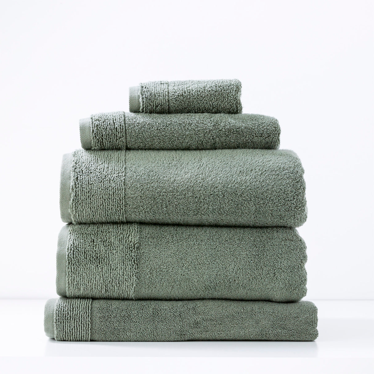 Aireys 650 GSM Zero Twist 5 Piece Luxury Bath Towel Set by Renee Taylor