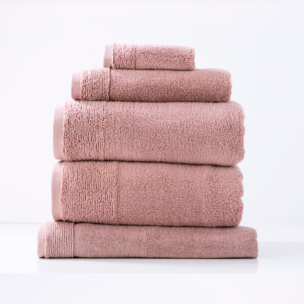 Aireys 650 GSM Zero Twist 5 Piece Luxury Bath Towel Set by Renee Taylor