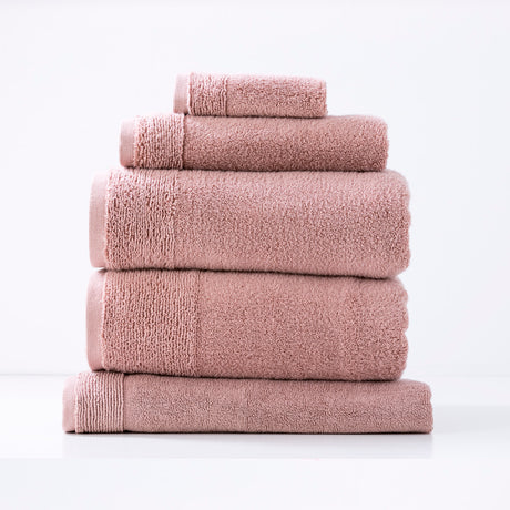 Aireys 650 GSM Zero Twist 5 Piece Luxury Bath Towel Set by Renee Taylor