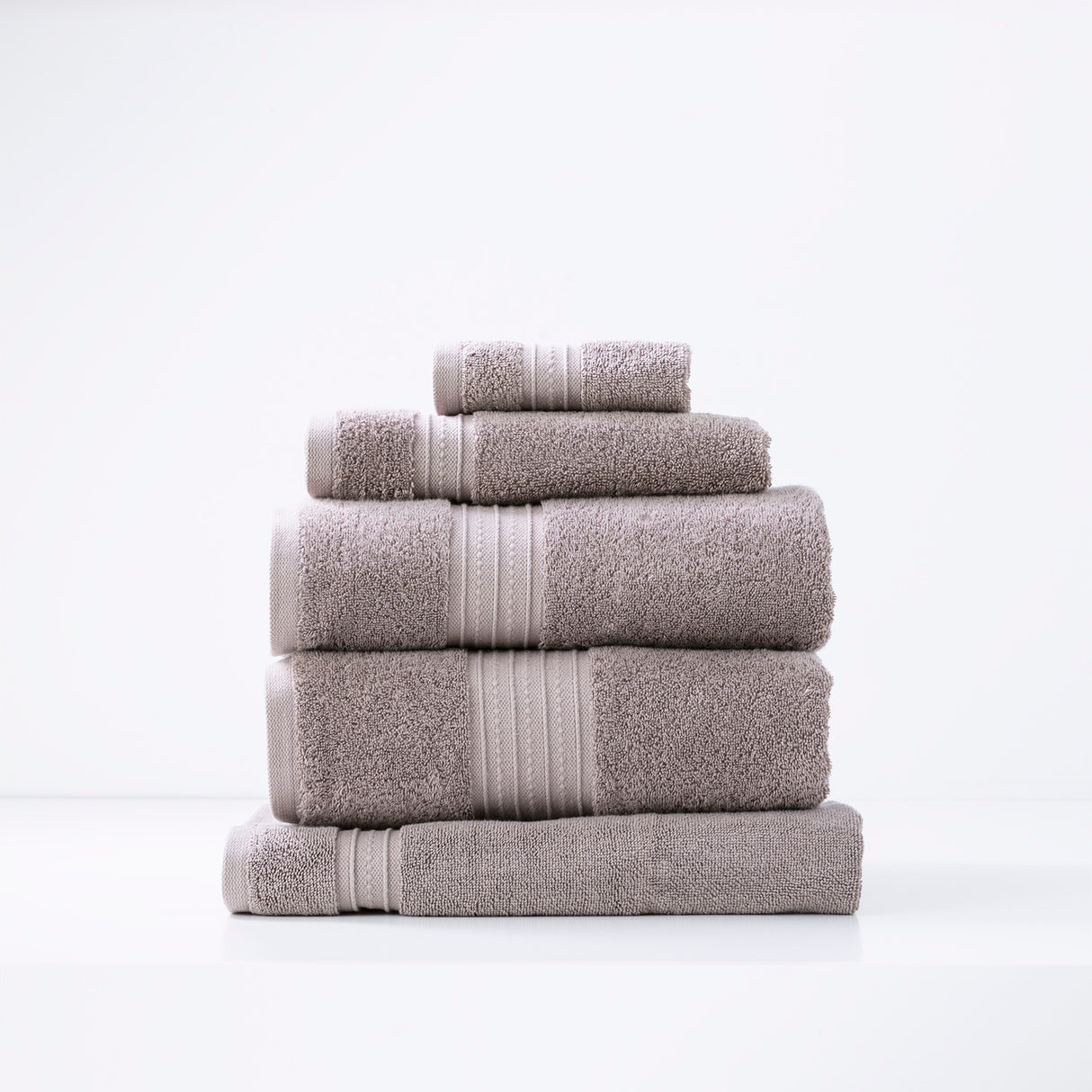 Brentwood 650 GSM Low Twist 5 Piece Bath Sheet Luxury Towel Set by Renee Taylor