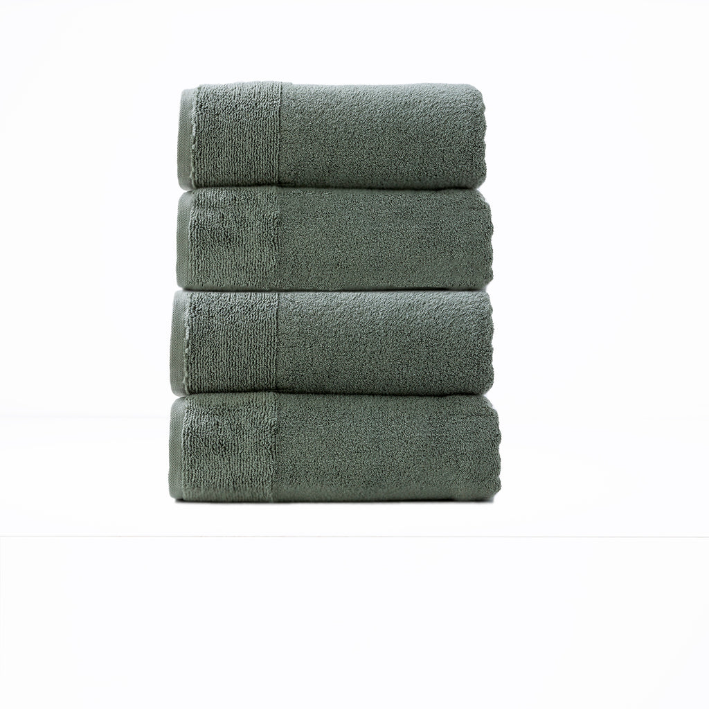 Aireys & Brentwood 650 GSM Zero and Low Twist Bath Towel Collection by Renee Taylor