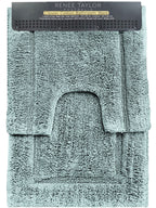 2 Piece 2200 GSM Tufted Bath Mat Set by Renee Taylor – Luxury Plush Absorbent