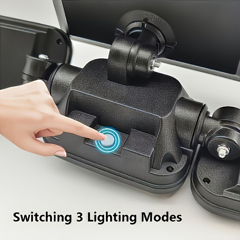 74 LED Solar Motion Sensor Light, 3 Brightness Modes Outdoor Wall Light, Suitable for Front Door, Yard, Garage, Patio