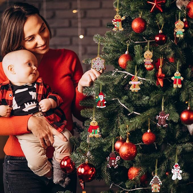 Festive 12-Piece Christmas Ornament Set