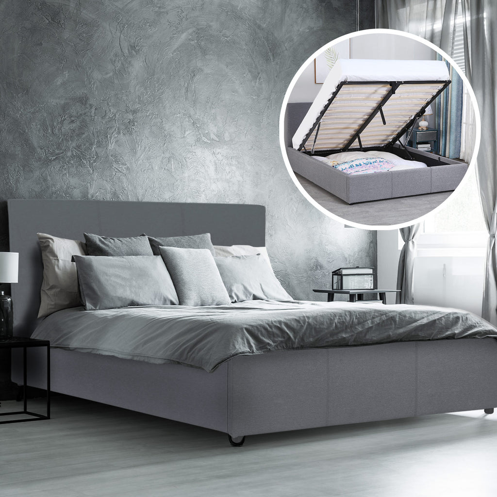 Milano Luxury Gas Lift Bed Frame - Queen