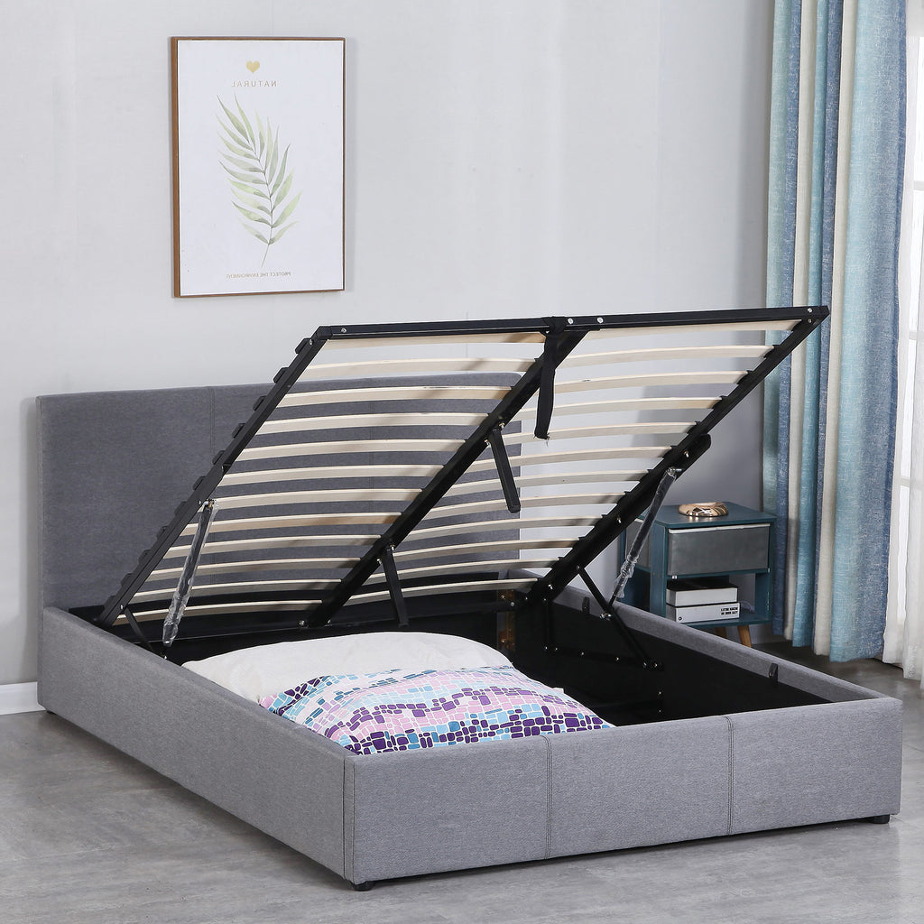 Milano Luxury Gas Lift Bed Frame - Queen