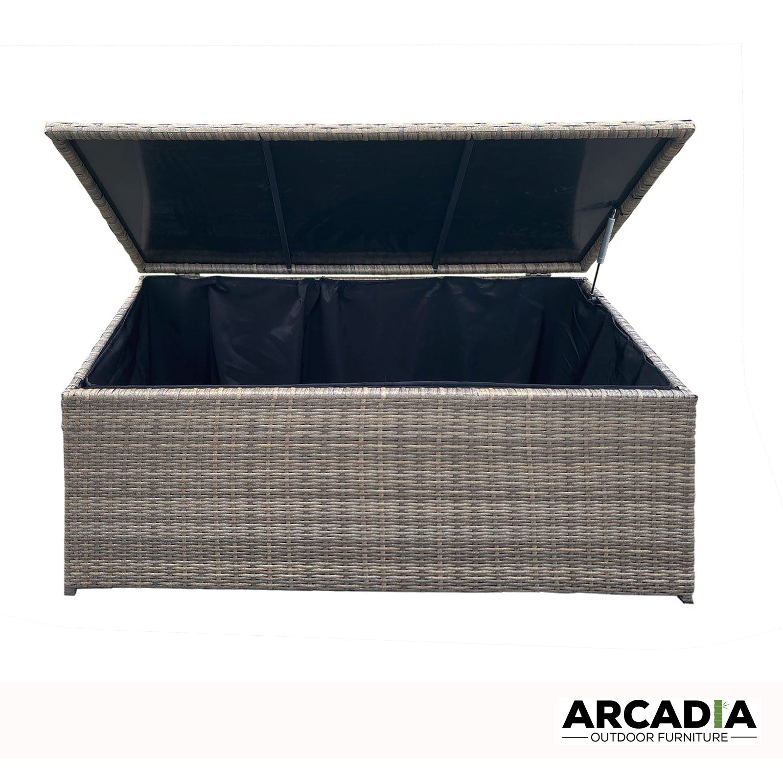 Arcadia Outdoor Rattan Storage Box - Oatmeal
