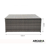 Arcadia Outdoor Rattan Storage Box - Oatmeal