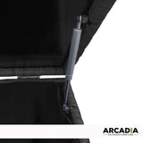 Arcadia Outdoor Rattan Storage Box - Black