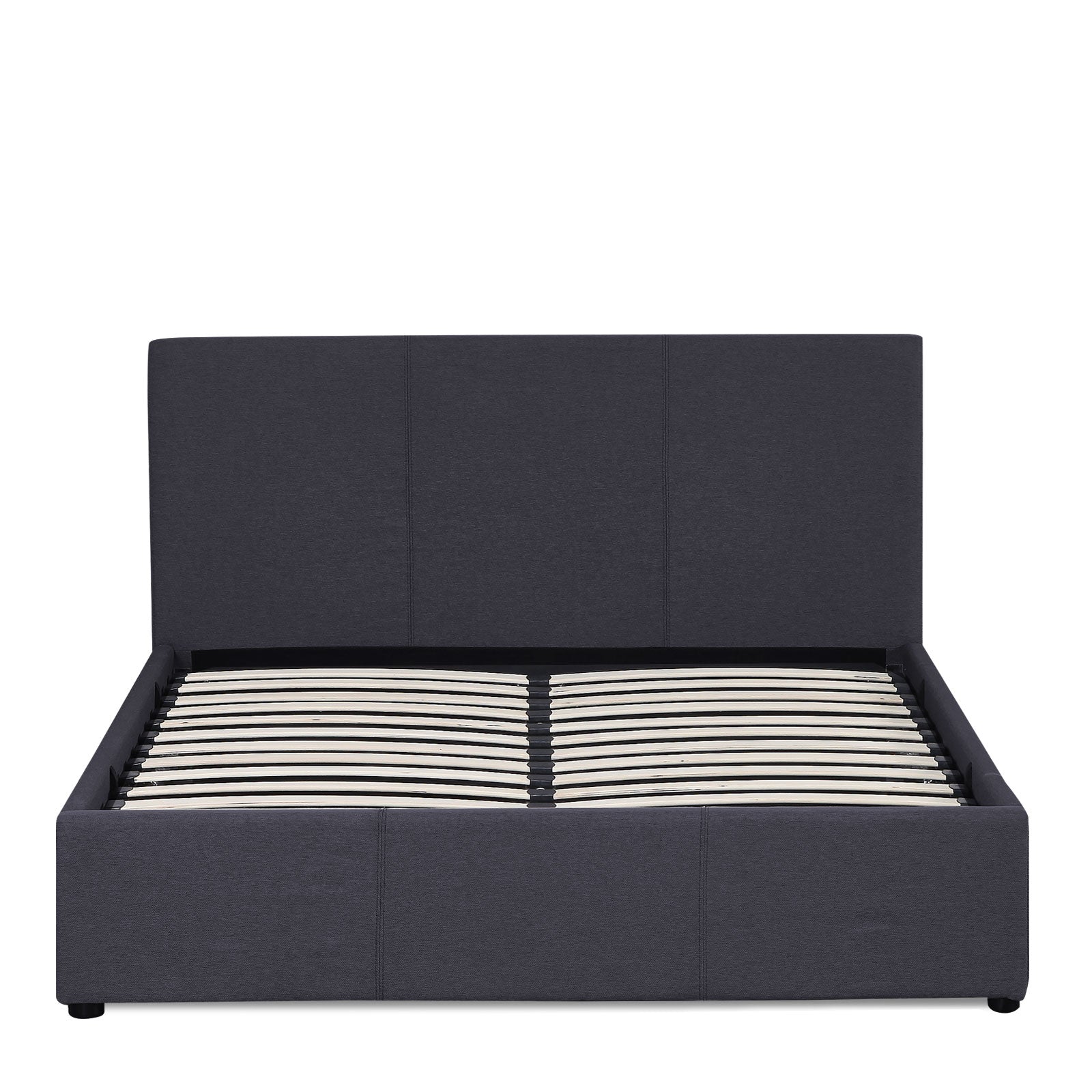 Milano Luxury Charcoal Gas Lift Bed Frame