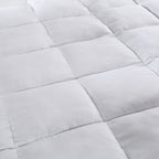 Royal Comfort 1000GSM Luxury Bamboo Fabric Gusset Mattress Pad Topper Cover - Queen - White